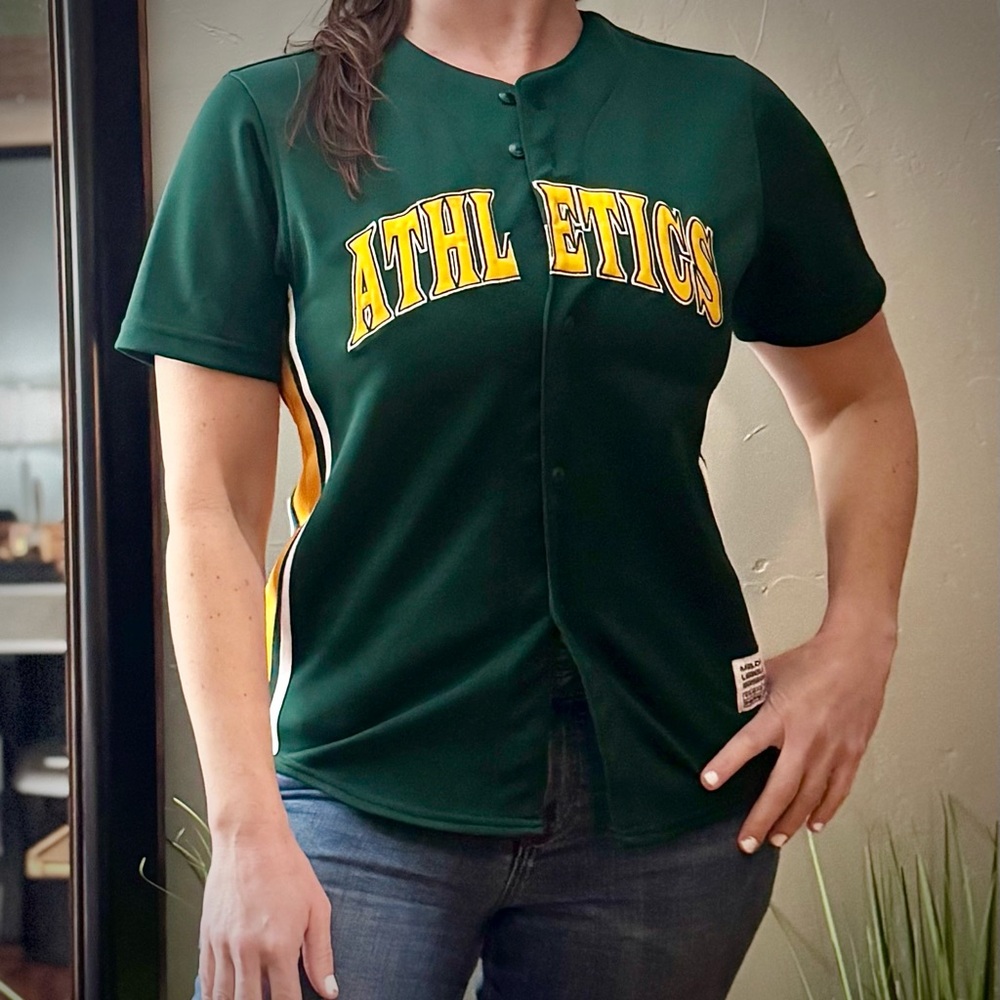 Oakland Athletics A’s Green & Yellow Bradley 22 Baseball Jersey